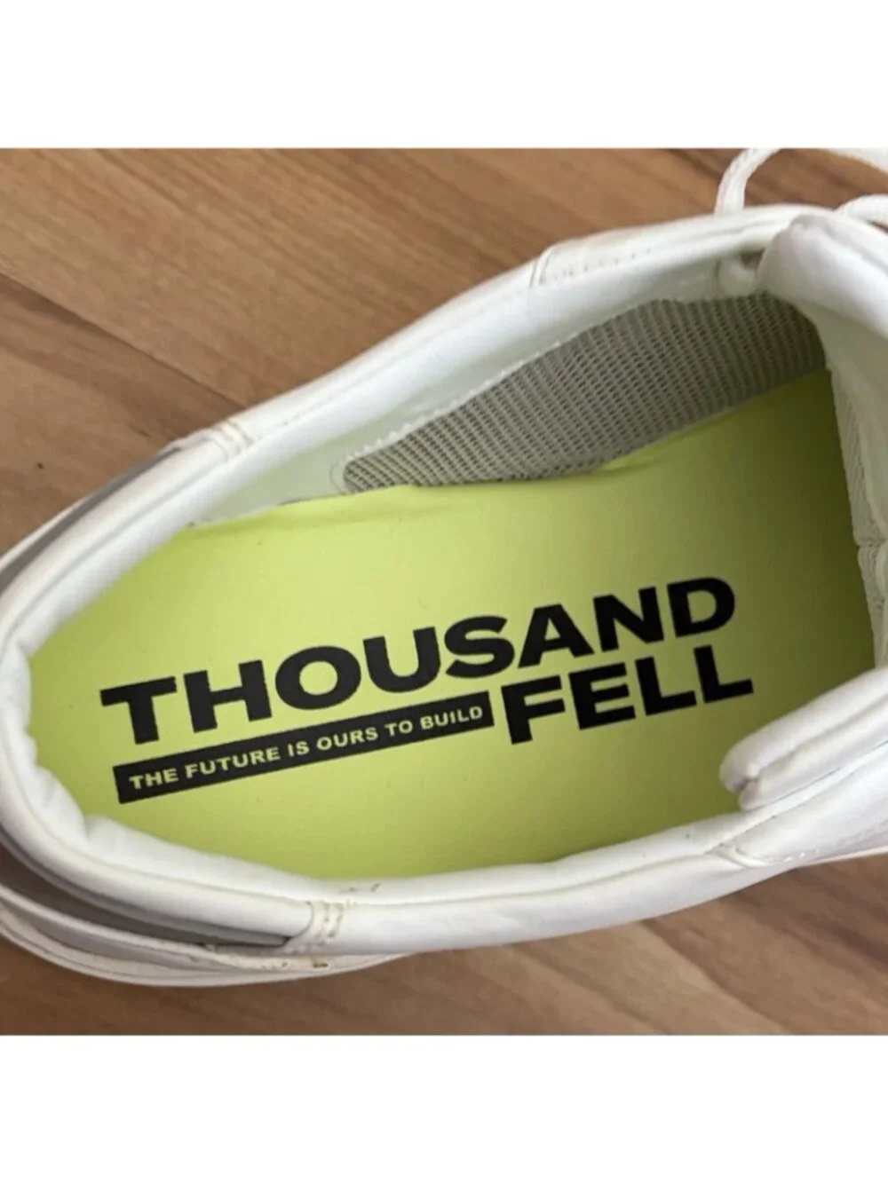 Thousand Fell Men’s Lace Up Sneakers White Size 11.5 Casual New Other